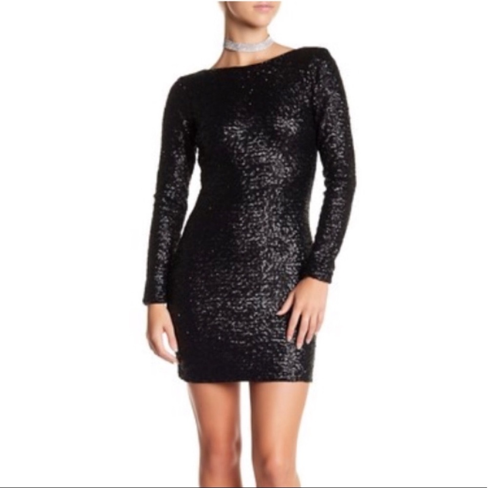 ⚡️SALE⚡️ 🖤 Black Sequin Cocktail Dress 🖤